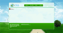 Desktop Screenshot of inoxrenewables.com